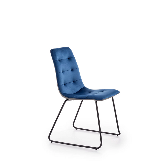 Maxima House Dining Set Aviva 7 Pcs. Modern Glossy Dining Table with 2 Self-Starting Leaves Plus 6 Chairs - Bed & Sofa Hub