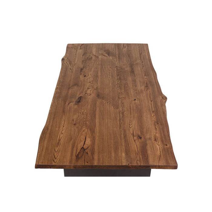 Maxima House Natural Line B Oak Wood Dining Table - Bed & Sofa Hub