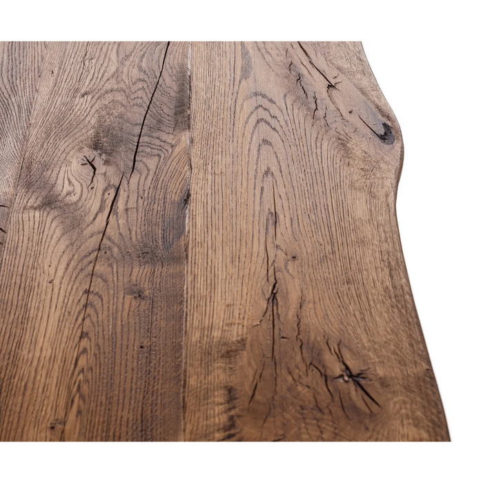 Maxima House Natural Line B Oak Wood Dining Table - Bed & Sofa Hub