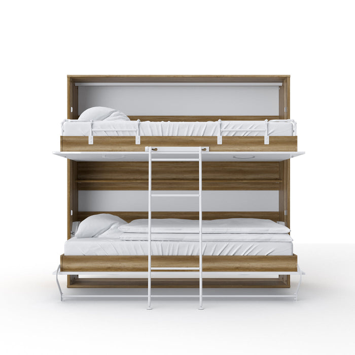Maxima House OTIS Murphy Bunk Bed European TWIN size with mattresses OTIS-W - Bed & Sofa Hub