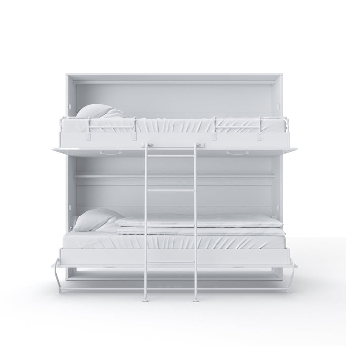 Maxima House OTIS Murphy Bunk Bed European TWIN size with mattresses OTIS-W - Bed & Sofa Hub
