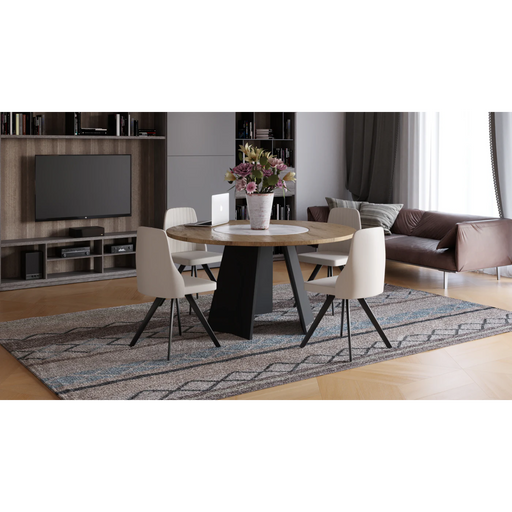 Maxima House Dining Set Oriana with 6 Chairs - Bed & Sofa Hub