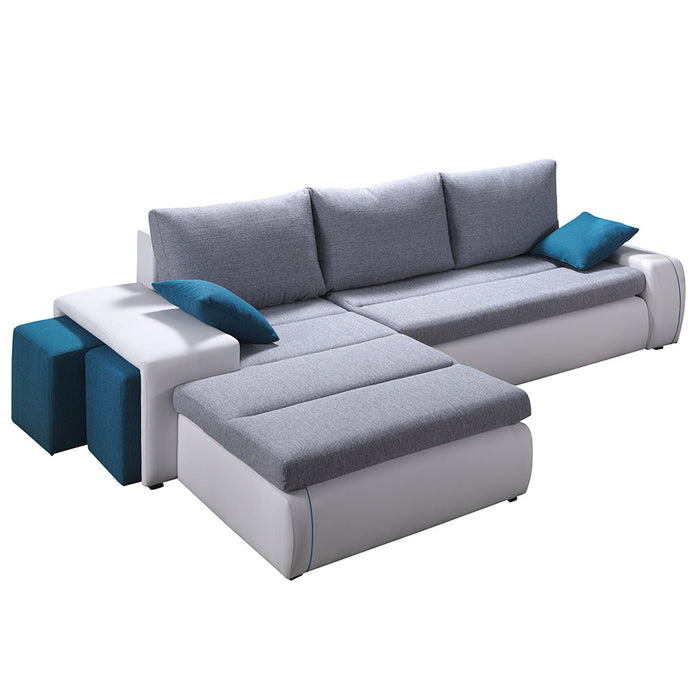 Maxima House Sectional with storage Left Facing Chaise - Bed & Sofa Hub