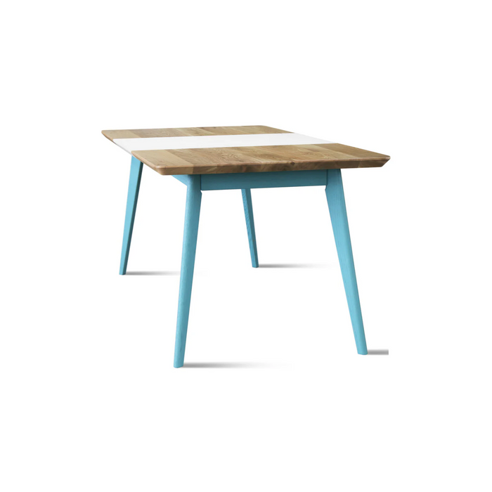 Maxima House Nordik Oak Wood Dining Table - Bed & Sofa Hub