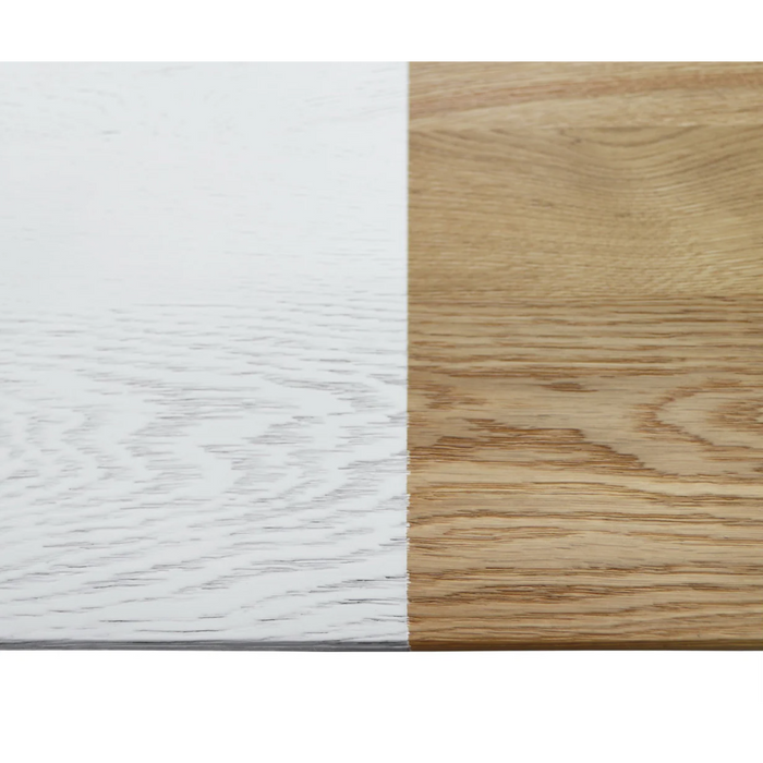 Maxima House Nordik Oak Wood Dining Table - Bed & Sofa Hub