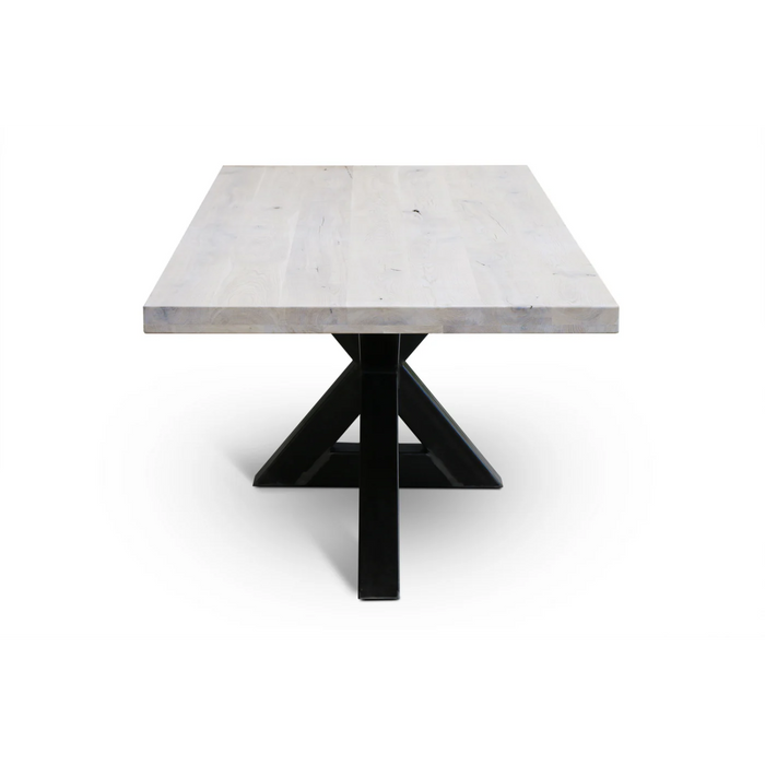 Maxima House Edder - Xw Oak Wood Dining Table - Bed & Sofa Hub