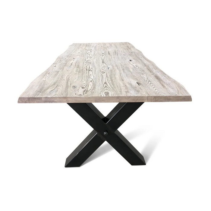 Maxima House Baum-Lx Oak Wood Dining Table - Bed & Sofa Hub