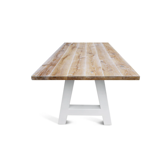 Maxima House Castle-A Oak Wood Dining Table - Bed & Sofa Hub