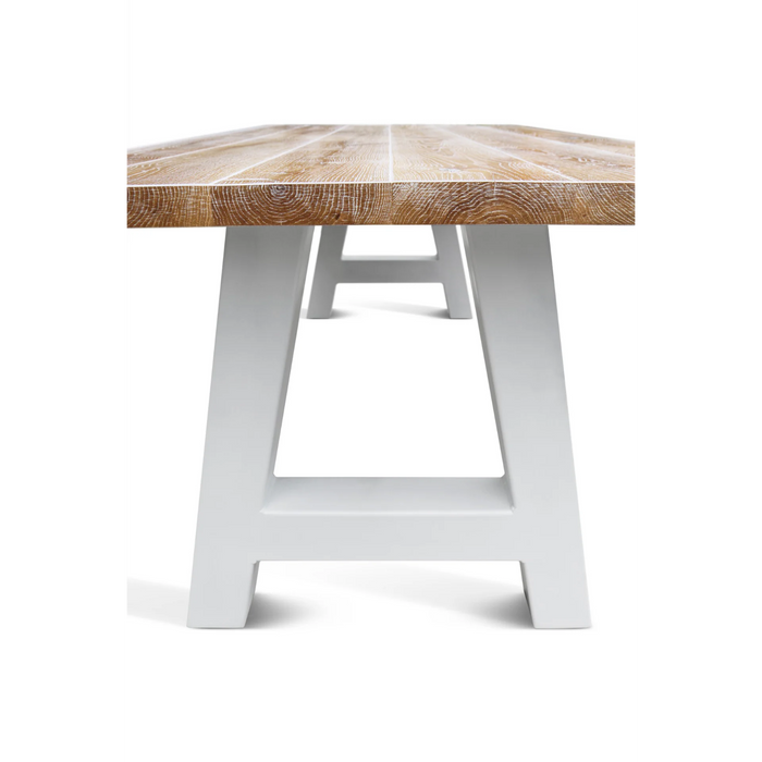 Maxima House Castle-A Oak Wood Dining Table - Bed & Sofa Hub