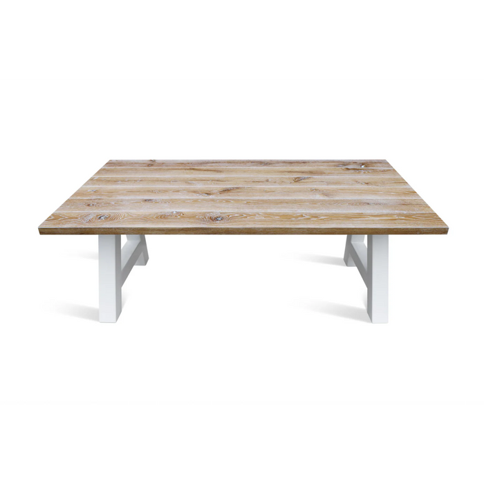 Maxima House Castle-A Oak Wood Dining Table - Bed & Sofa Hub