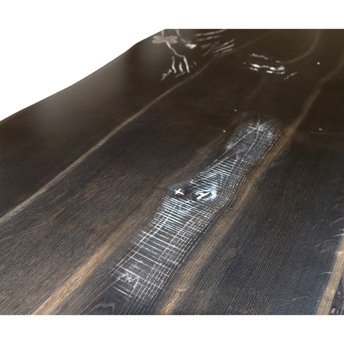 Maxima House Edder-Ur Oak Wood Dining Table - Bed & Sofa Hub