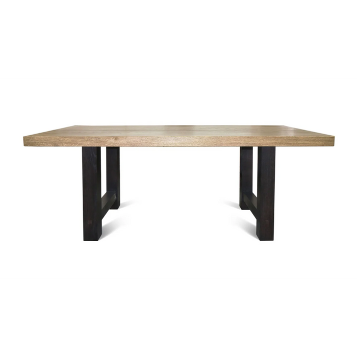 Maxima House Castle Line La Oak Wood Dining Table - Bed & Sofa Hub