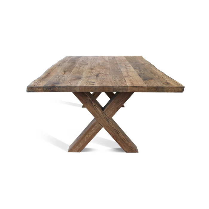 Maxima House Baum-X Oak Wood Dining Table - Bed & Sofa Hub