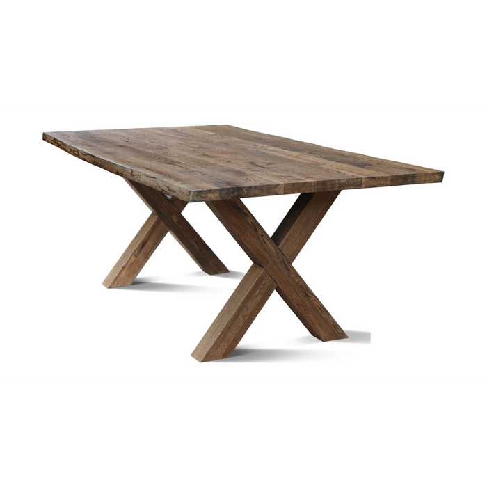 Maxima House Baum-X Oak Wood Dining Table - Bed & Sofa Hub