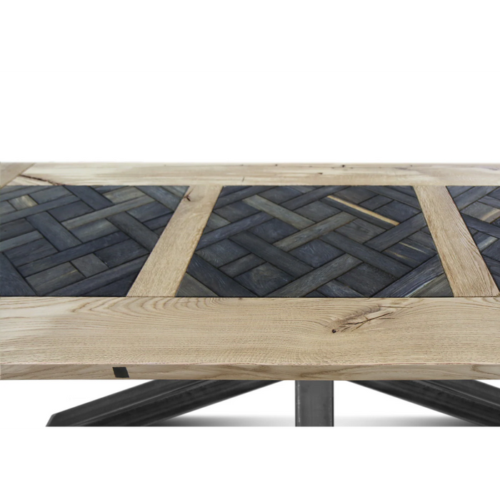 Maxima House Edder-Crue Oak Wood Dining Table - Bed & Sofa Hub