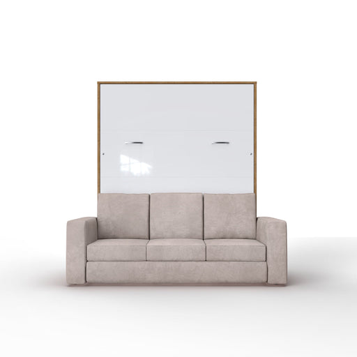 Maxima House Invento Queen size Vertical Murphy Bed with Sofa IN014OW-B - Bed & Sofa Hub