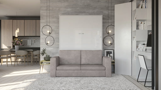 Maxima House Murphy bed European Full XL Vertical with Sofa Invento IN001W-B - Bed & Sofa Hub