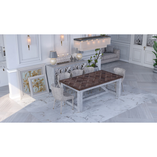Maxima House Versal Wood Dining Table - Bed & Sofa Hub