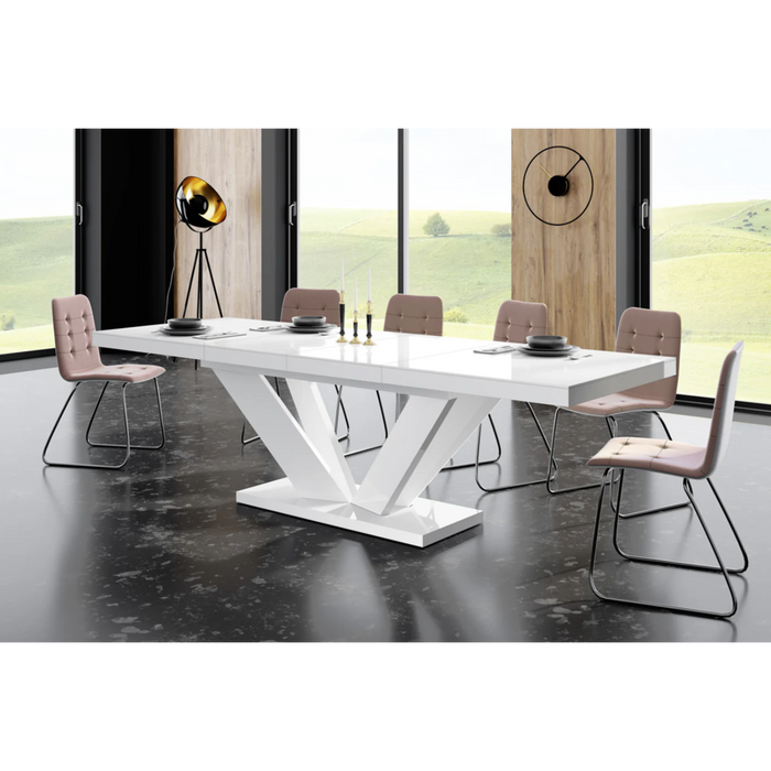 Maxima House Dining Table with Extension Aviv for Dining and Living Room Online Sale - Bed & Sofa Hub