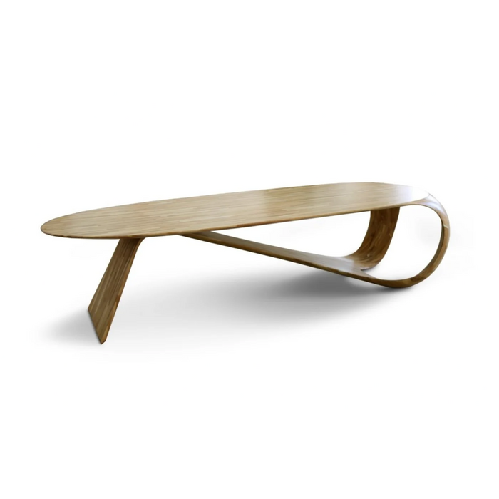 Maxima House GANZA Oak wood Dining Table - Bed & Sofa Hub