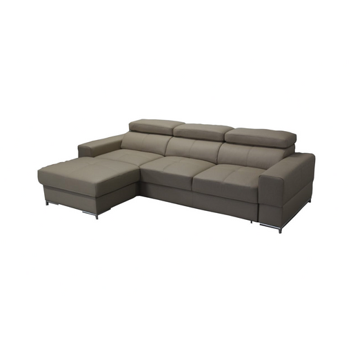 Maxima House BAZALT Leather Sectional Sleeper Sofa - Bed & Sofa Hub
