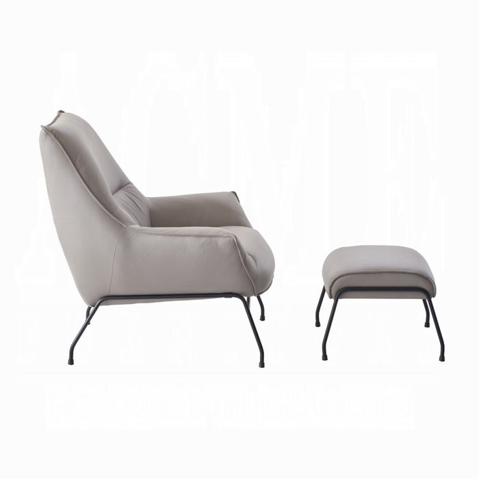 ACME Jabel Accent Chair & Ottoman