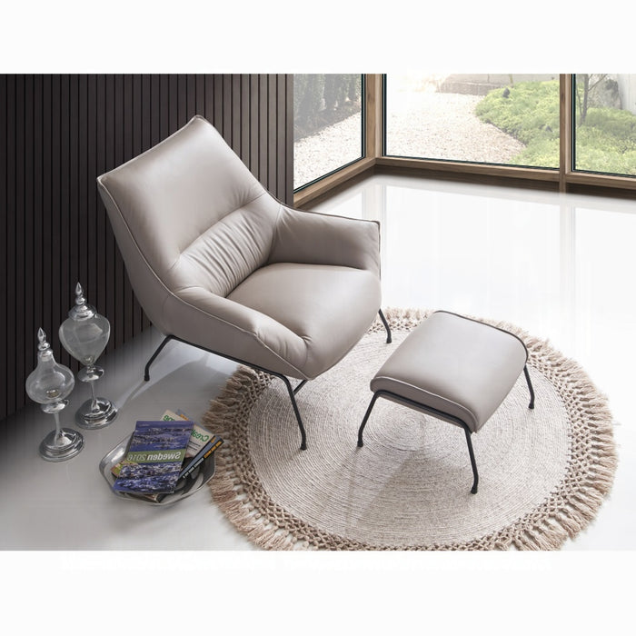 ACME Jabel Accent Chair & Ottoman
