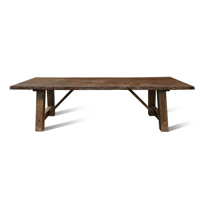 Maxima House Baum-1812 Oak Wood Dining Table - Bed & Sofa Hub