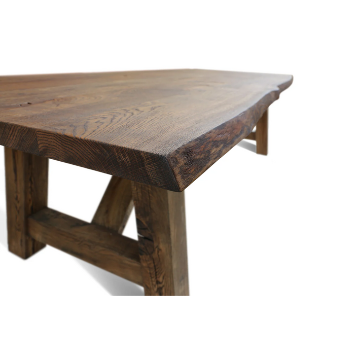 Maxima House Baum-1812 Oak Wood Dining Table - Bed & Sofa Hub