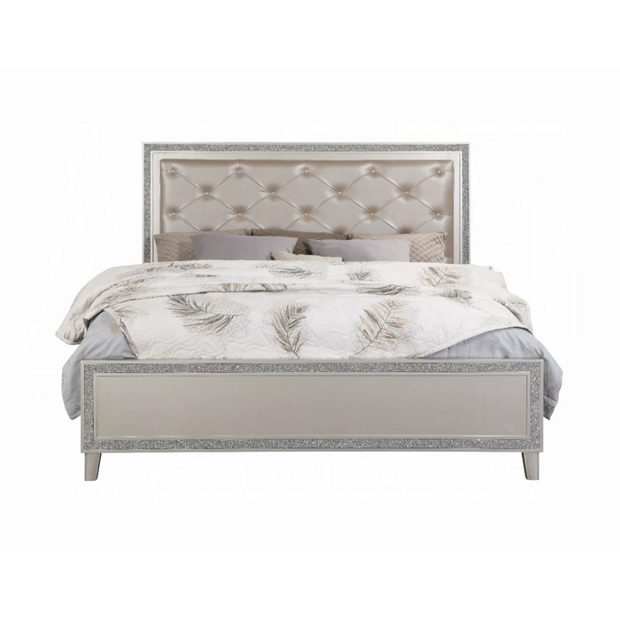 ACME Sliverfluff CK Bed W/Led - Bed & Sofa Hub