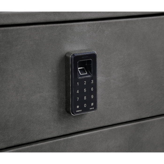 ACME Doris Nightstand W/USB & Electric Lock - Bed & Sofa Hub