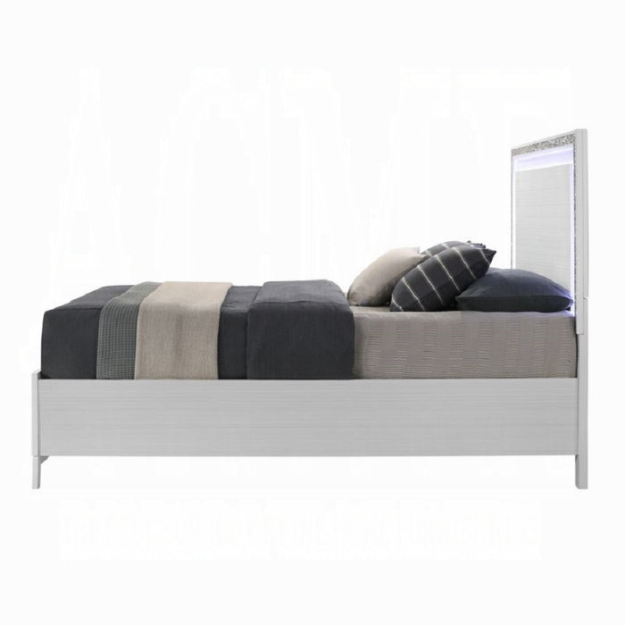 ACME Haiden Queen Bed W/Led & Storage - Bed & Sofa Hub