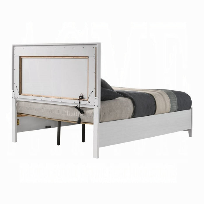 ACME Haiden Queen Bed W/Led & Storage - Bed & Sofa Hub