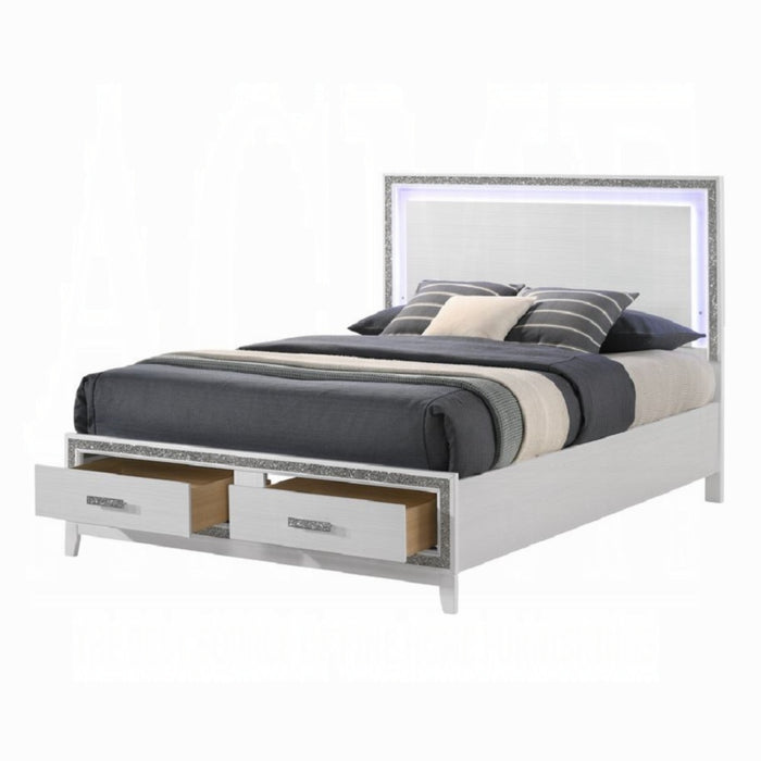 ACME Haiden EK Bed W/Led & Storage - Bed & Sofa Hub