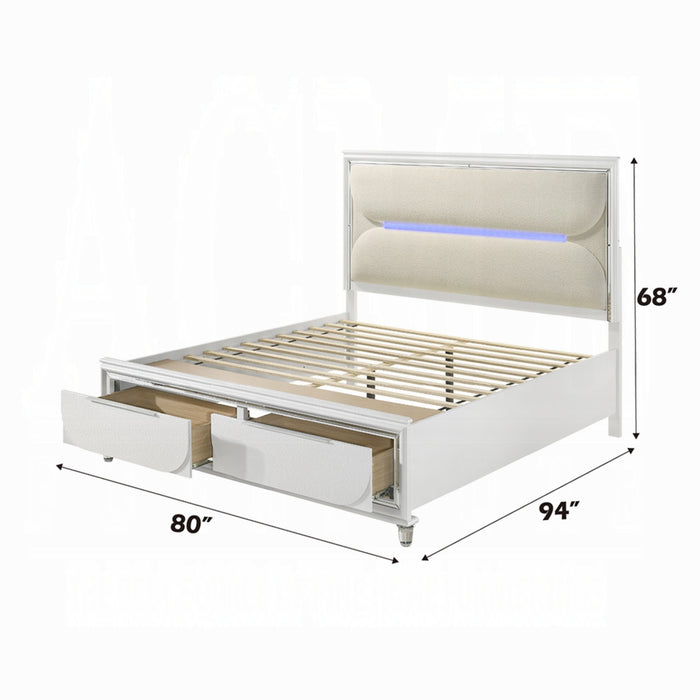 ACME Tarian CK Bed W/Led & Storage - Bed & Sofa Hub