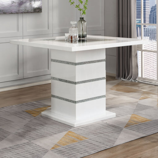 ACME Elizaveta Counter Height Table W/Pedestal Base - Bed & Sofa Hub