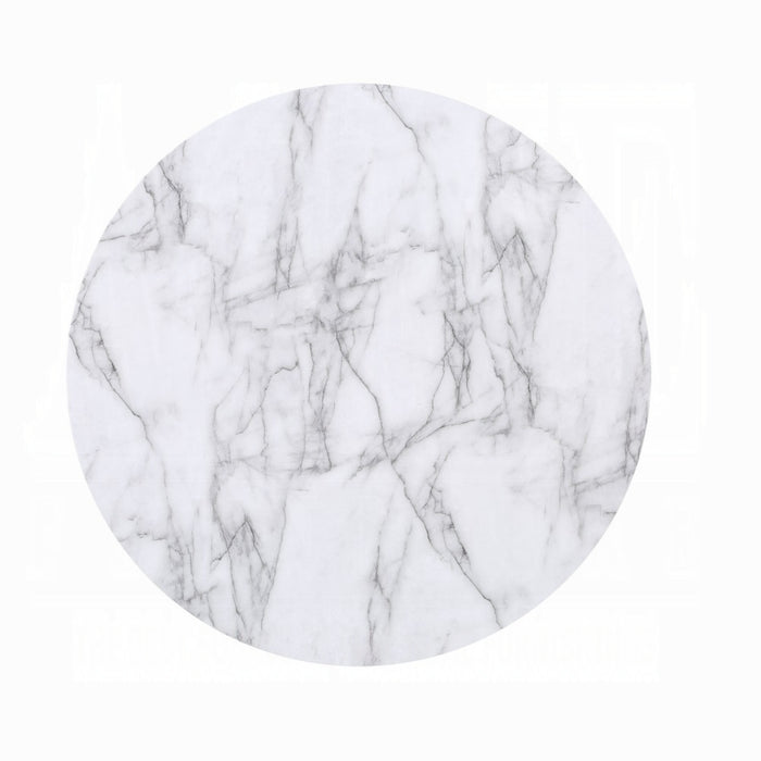 ACME Kusa 5PC Pack Dining Set W/Engineering Stone Top - Bed & Sofa Hub