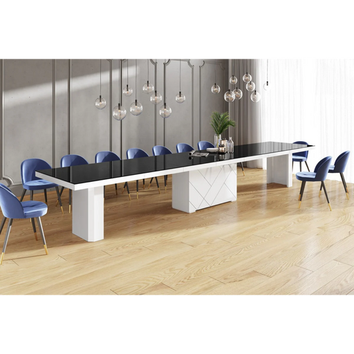 Maxima House Dining Table with 6 Extensions Losok Max for Up to 20 People - Bed & Sofa Hub