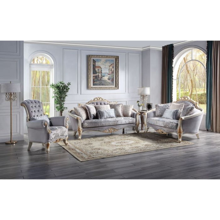 ACME Galelvith Loveseat W/4 Pillows - Bed & Sofa Hub