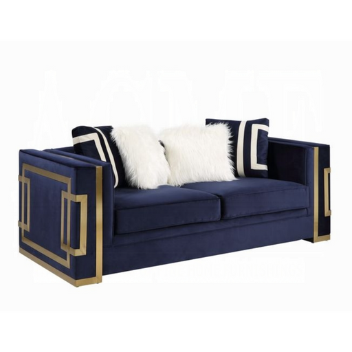 ACME Virrux Loveseat W/4 Pillows - Bed & Sofa Hub