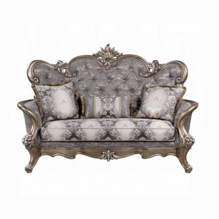 ACME Elozzol Loveseat W/3 Pillows - Bed & Sofa Hub