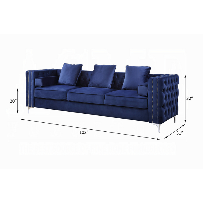 ACME Bovasis Sofa W/5 Pillows - Bed & Sofa Hub