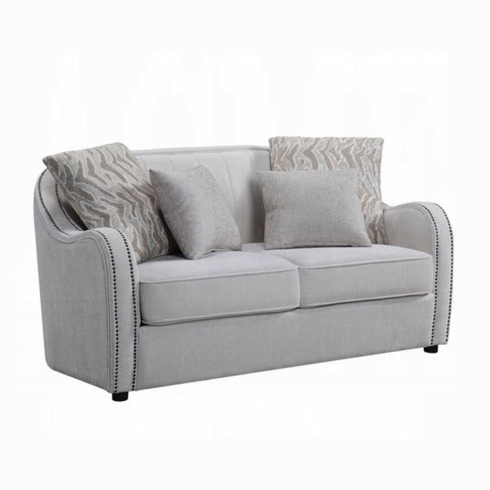 ACME Mahler Loveseat W/4 Pillows - Bed & Sofa Hub