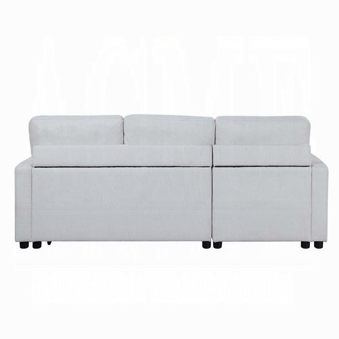 ACME Hiltons Sectional Sofa W/Sleeper & Storage - Bed & Sofa Hub
