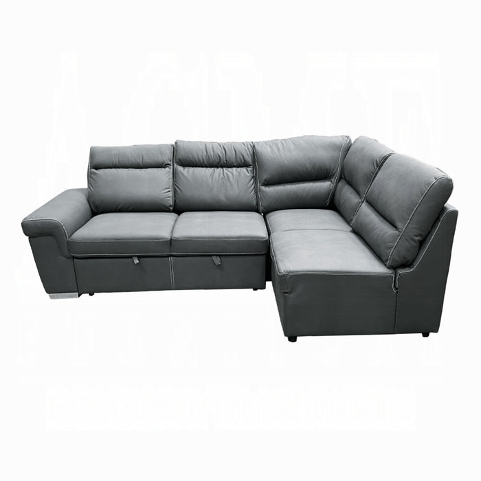 ACME Sagira Sectional Sofa W/Sleeper - Bed & Sofa Hub