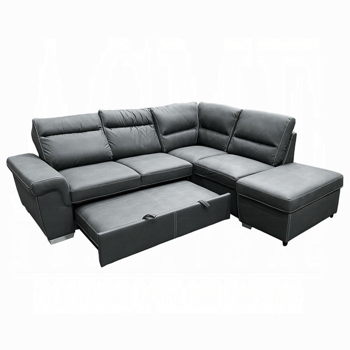 ACME Sagira Sectional Sofa W/Sleeper - Bed & Sofa Hub