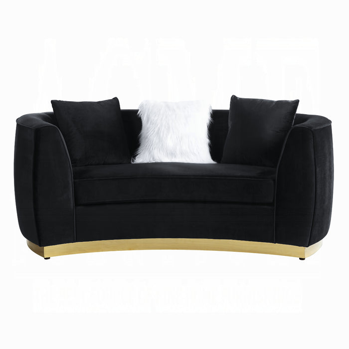 ACME Achelle Loveseat W/3 Pillows - Bed & Sofa Hub