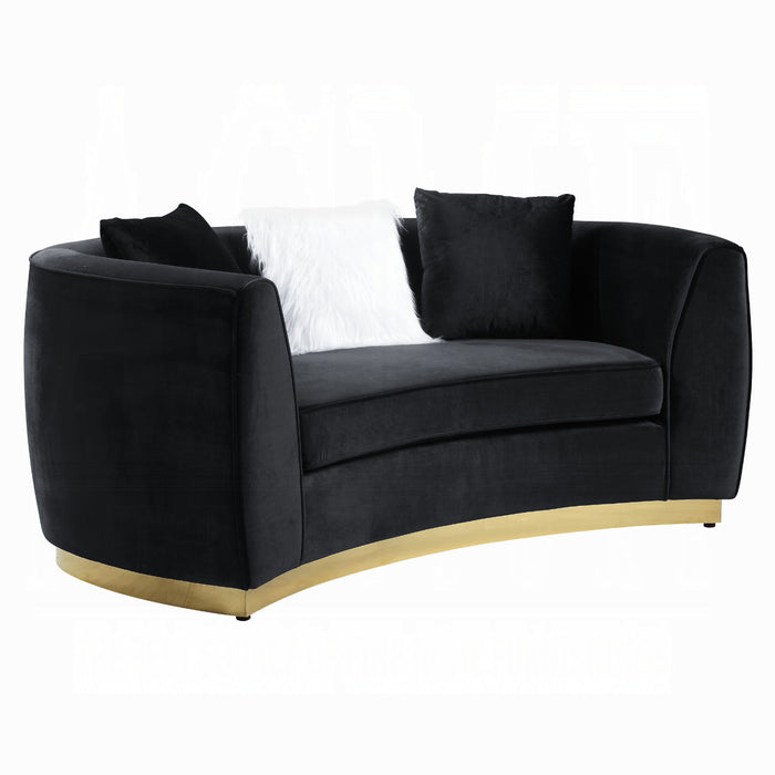 ACME Achelle Loveseat W/3 Pillows - Bed & Sofa Hub