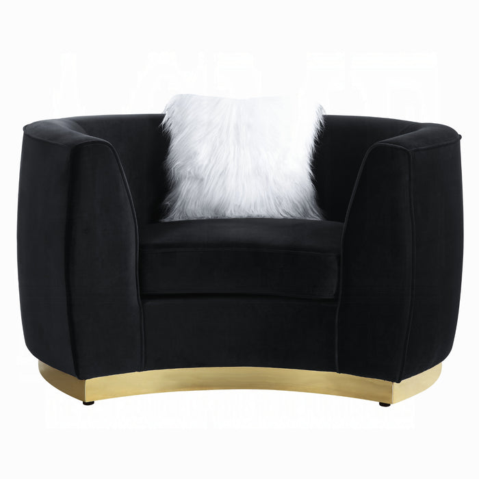 ACME Achelle Chair W/Pillow - Bed & Sofa Hub