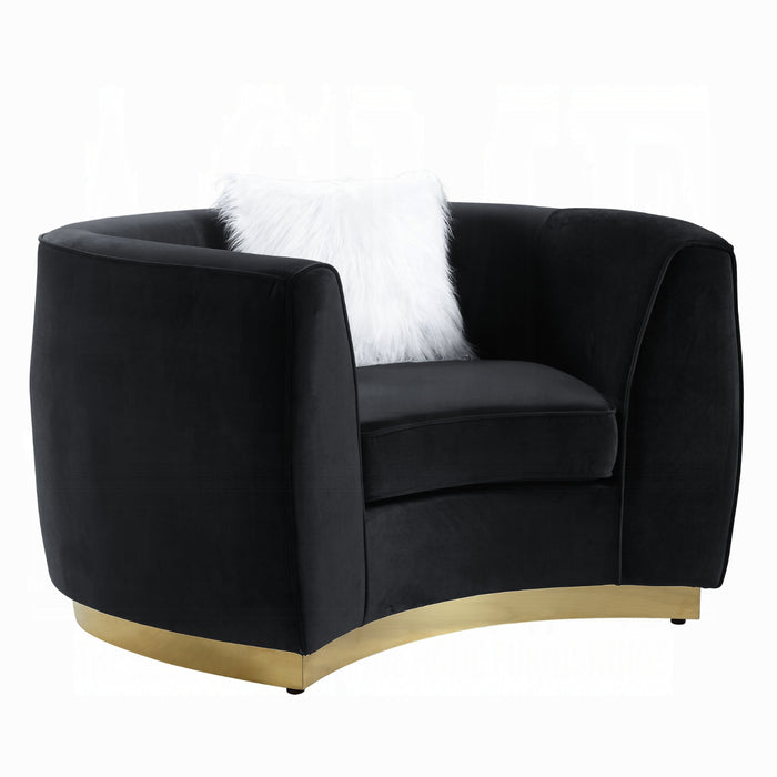 ACME Achelle Chair W/Pillow - Bed & Sofa Hub